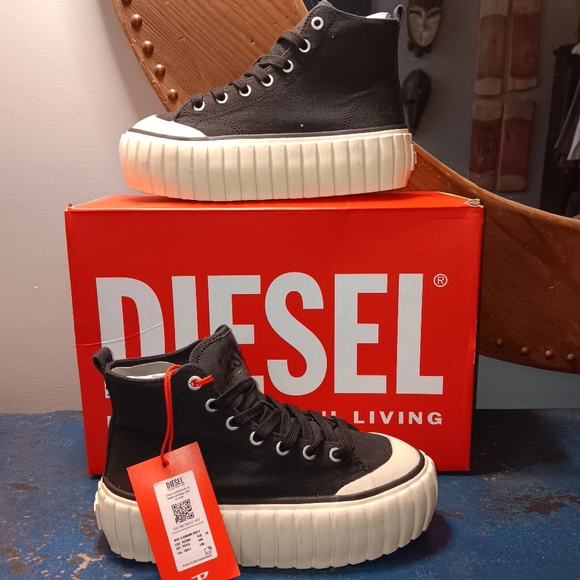 Diesel Canvas Crerper Sneakers - Picture 1 of 5